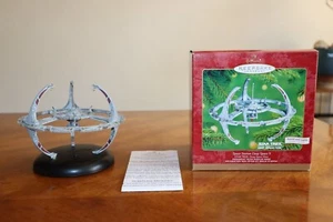 Hallmark Ornament 2001 Star Trek Space Station Deep Space 9 Sound Lights Tested - Picture 1 of 16