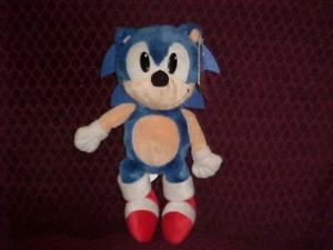 14 Zoll Sonic The Hedgehog Plüschtier Stofftier von Caltoy von 1993 Sega mit Etikett - Bild 1 von 3