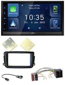JVC DAB Bluetooth MP3 USB 2DIN Autoradio für Smart ForTwo 2010-2015 ISO - Bild 1 von 10