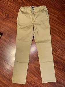 NWT THE CHILDRENS PLACE Boy’s Pants 14 Slim Khaki Chico Bottoms Adjust Waist NEW - Picture 1 of 3