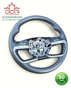 2021 - 2024 HYUNDAI ELANTRA STEERING WHEEL LEATHER W SWITCH 56170AA000 OEM - Picture 1 of 7