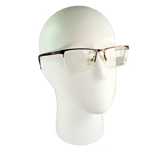 Hackett London Piccadilly Semi-Rimless Eyeglasses Frames Brown Tortoise 55-17-14 - Picture 1 of 11