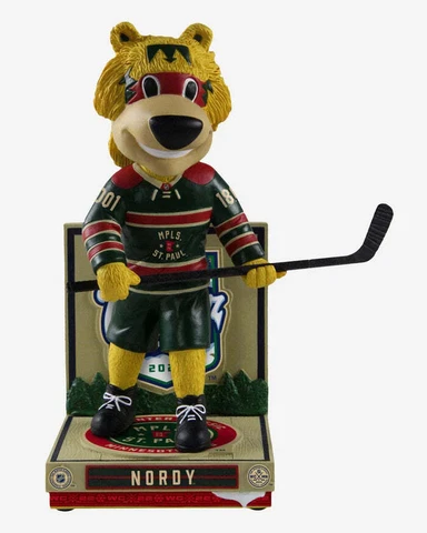 Nordy Minnesota Wild 2022 Winter Classic Bobblehead NHL Hockey Cover