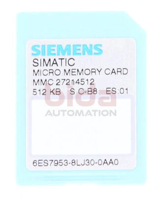 Siemens 6ES7953-8LJ30-0AA0 / 6ES7 953-8LJ30-0AA0 Speicherkarte / Memory Card 128 - Bild 1 von 2