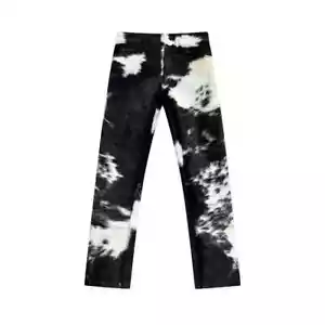 Pantalone uomo nuovo pelle naturale vera pelle di mucca morbida abbigliamento causale pantalone jeans - Foto 1 di 12