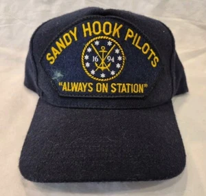 Northstar Sandy Hook Pilots Black Snapback Cap Hat Always On Station - Picture 1 of 9