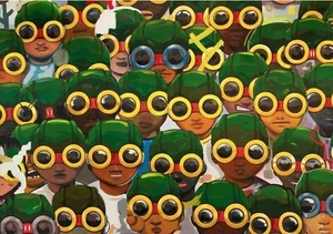 Hebru Brantley "Suspects" - Signed & Numbered ✅ - Rare- - Picture 1 of 1