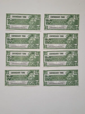 Lote de 5 centavos de dinero canadiense para neumáticos (8) Foto 1 de 2