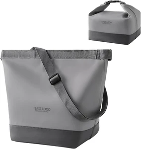Borsa Termica Porta Pranzo, Borsa Termica per Il Pranzo Portatile, Con Tracolla - Foto 1 di 12
