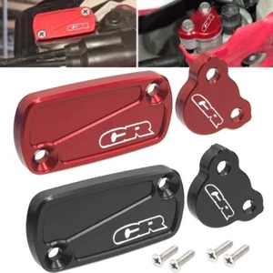 For HONDA CR 125R CR 250R 2002-2007 Front Rear Brake Fluid Cap Cover CR125R/250R - Foto 1 di 14