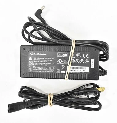 Adaptador de CA para portátil Gateway 0302C19120 19V 6.3A 7210GX 7215GX S7200C CX200 Foto 1 de 3