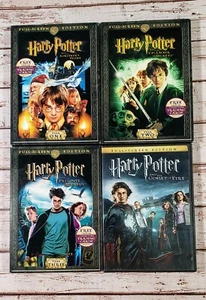 Harry Potter Years 1- 4(DVD, 4-Disc Set, Full-screen) Sealed Trading Cards Incld - Picture 1 of 5