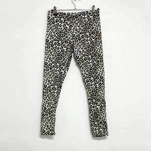 WONDER NATION Girls Leopard Animal Print Leggings Size Large - Picture 1 of 3