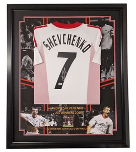 2003 Andriy Shevchenko MILAN Signed Shirt Jersey BECKETT AUTHENTICATED - Picture 1 of 6