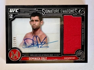 2016 Topps UFC Museumskollektion Dominic Cruz Jumbo Relic Autogramm SP #/99 Autogramm - Bild 1 von 2