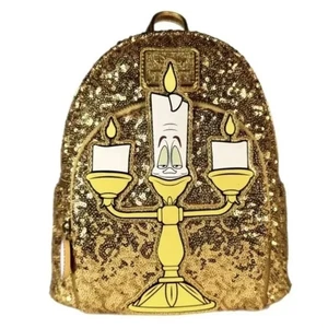 Loungefly Disney Beauty and The Beast Lumiere Sequins - BRAND NEW WITH TAGS !!! - Picture 1 of 10