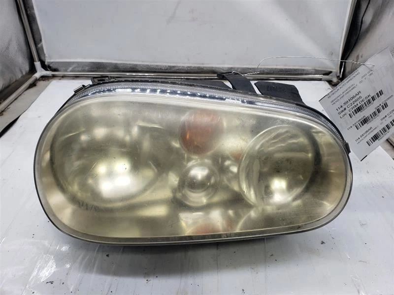 Passenger Headlight With Fog Lamps Chrome Background Fits 02-05 GOLF 370147 - Image 1 of 3