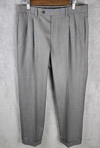 Lauren Ralph Lauren Mens Gray Dress Pants Size 32W 32L - Picture 1 of 8