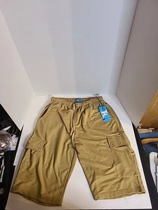 The Holy Couture Men's Cargo Shorts L Knee Length Tie - Picture 1 of 6