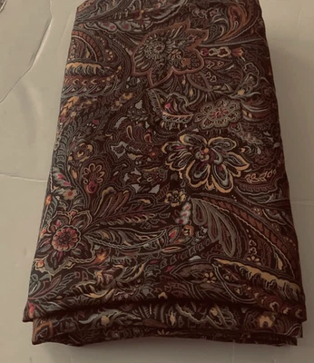 Tela de mezcla de algodón vintage: 45" 2 1/3 yardas colores de cosecha de otoño Foto 1 de 4