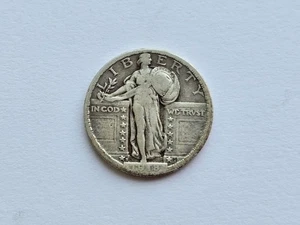 Cuarto de plata Standing Liberty 1918-S muy fino 150205 - Imagen 1 de 2