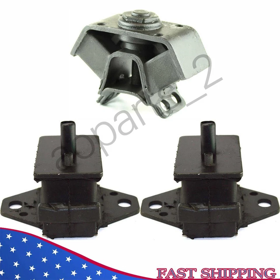 Комплект креплений двигателя и трансмиссии 3 шт. 1981-2004 для Toyota T100, Tacoma, Celica - Изображение 1 из 3