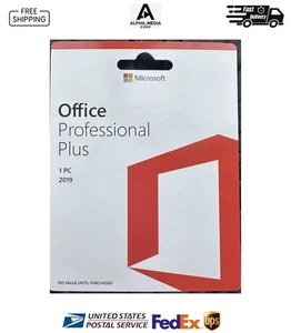 Microsoft Office 2019 Professional Plus Retail 1 PC Windows Klucz produktu z USB - Zdjęcie 1 z 1