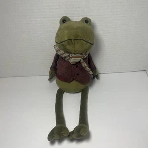 Jellycat Riverside Rambler Frog Plush Toy RETIRED RARE Stuffed Collectible - Picture 1 of 3