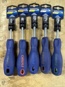 Brand New Napa Carlyle Tools 5 Piece Loose set SAE Nut Drivers Screwdriver - Picture 1 of 3