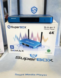 Plug Play - SuperBox S6 Max Android TV Box - 2 Year Warranty - Same day Shipping - Picture 1 of 18
