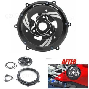Racing Clear Clutch Cover&Spring Retainer for Ducati Panigale V4 Special V4S - Foto 1 di 20
