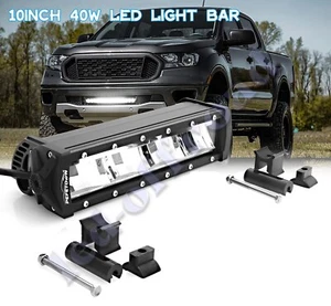 Barra de luz LED de 10 pulgadas punto trabajo lámpara de conducción vainas antiniebla todoterreno barco ATV SUV camión - Imagen 1 de 8