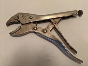 CRAFTSMAN Locking Adjustable 7 inch Curved Jaw Pliers Vise Grips Made in USA - Picture 1 of 4