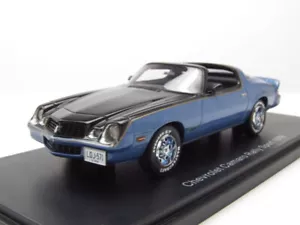 Chevrolet Camaro Lt Rally Sport 1978 Blue Metal Neo 49571 1:43 USA Car Resin - Picture 1 of 7
