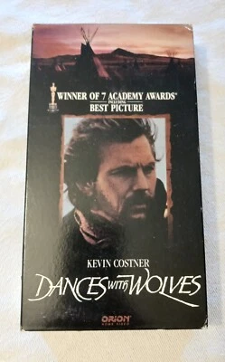 Dances With Wolves VHS (1990) Kevin Costner Mary McDonnell - TESTED - Image 1 of 4