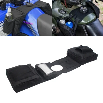 Motorcycle ATV Snowmobile Fuel Gas Tank Saddle Bag For Honda Yamaha Polaris Quad - Image 1 of 4