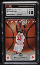 2006-07 Upper Deck Ovation Michael Jordan #10 CSG 10 Gem Mint HOF