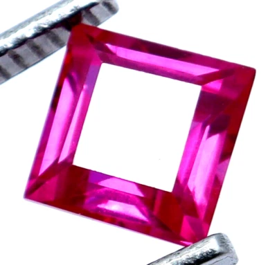 Zafiro rosa natural 7,30 quilates corte princesa piedra preciosa suelta certificada + regalo gratis Foto 1 de 4