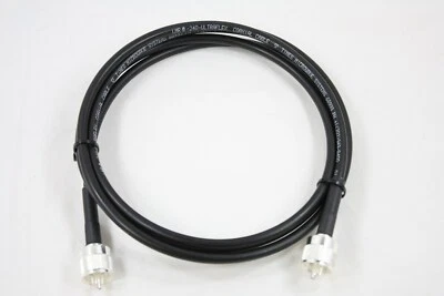 Times Microwave LMR-240UF Ultra Flex CB Coax Cable 14.5ft w/PL-259 - Image 1 of 3