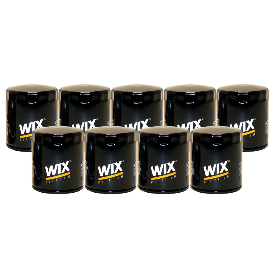 Набор из 9 масляных фильтров двигателя Wix для Buick Cadillac Chevy GMC Pontiac StdAsp - Изображение 1 из 1