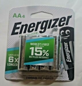 Energizer Recharge Extreme 1 x Pack  AA/4 NI-MH 2300 mAh Rechargeable Batteries