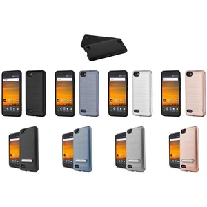 2-Layer Hybrid Cover Case ZTE Boost Virgin Sprint N9517 Blade Force (5.5", 2017) - Picture 1 of 17