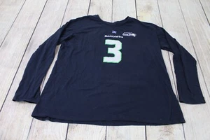 Majestic Fan Fashion Seattle Seahawks Russell Wilson #3 LS T-Shirt Women's 1X - Picture 1 of 5
