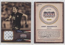 2012 Americana Heroes & Legends Elite Materials Bronze Proof /99 Abby Wambach