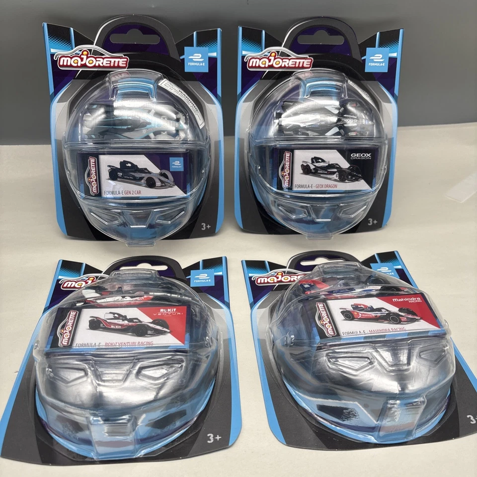 2020 Majorette -  Formula-E - Lot of 4 - Rokit Geox  Gen2 Mahindra - Image 1 of 4
