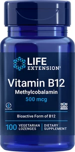 Life Extension Vitamin B12 Methylcobalamin 500 mcg 100 Vegetarian Lozenges - Picture 1 of 7