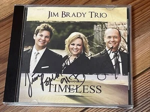 Timeless Audio CD by The Jim Brady Trio Autographed Tested Working - Picture 1 of 9