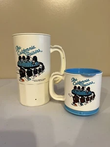 Taza de café de plástico blanco de pasas CO255 de colección California Super Gulp Mini Max - Imagen 1 de 5
