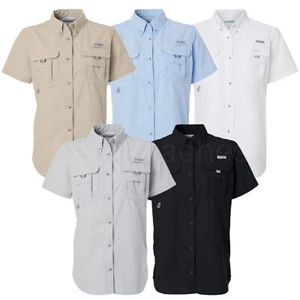 Columbia Sportswear S-2XL Ladies Bahama Shirt, Women's Short Sleeve Fishing Top - Picture 1 of 27