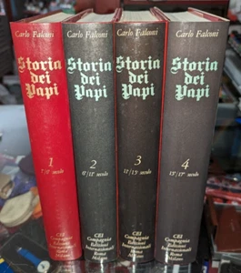 Carlo Falconi - Storia dei Papi - Opera Completa in 4 Volumi - CEI Editore 1972 - Foto 1 di 4